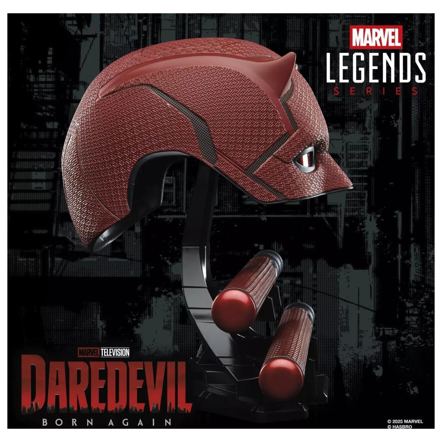 MARVEL Helmet & Billy club roleplay replika Daredevil Legend Series termékfotó