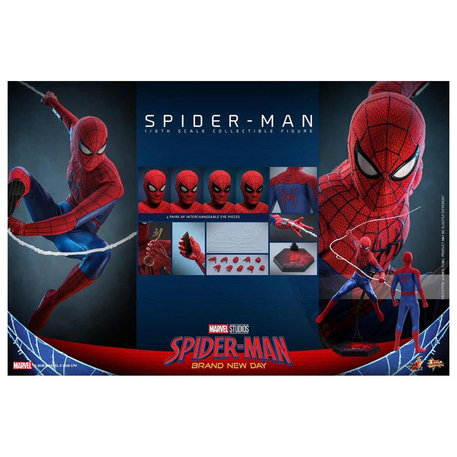 Marvel Spider-Man: Brand New Day akciófigura 1/6 Spider-Man 29 cm termékfotó