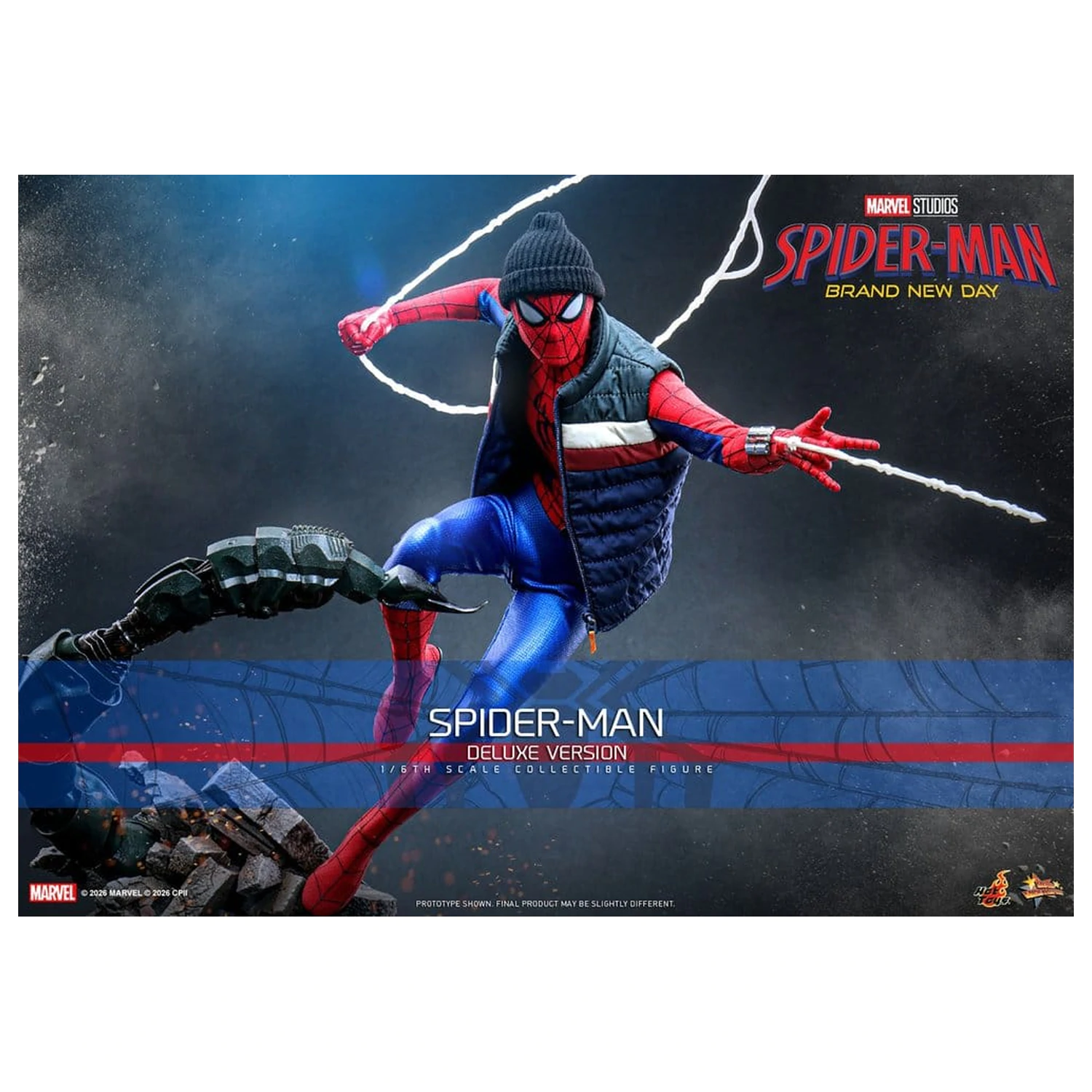 Marvel Spider-Man: Brand New Day akciófigura 1/6 Spider-Man (Deluxe Version) 29 cm termékfotó