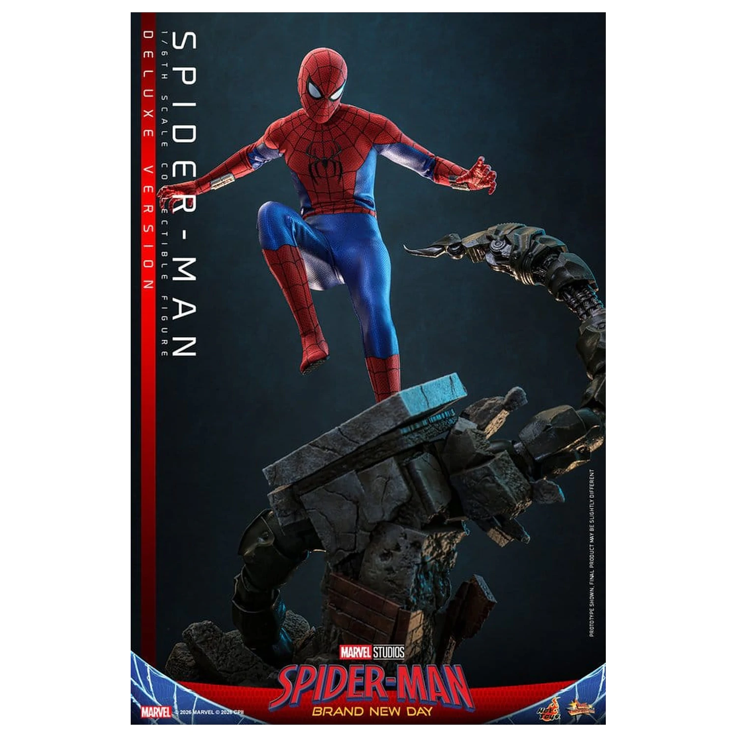 Marvel Spider-Man: Brand New Day akciófigura 1/6 Spider-Man (Deluxe Version) 29 cm termékfotó