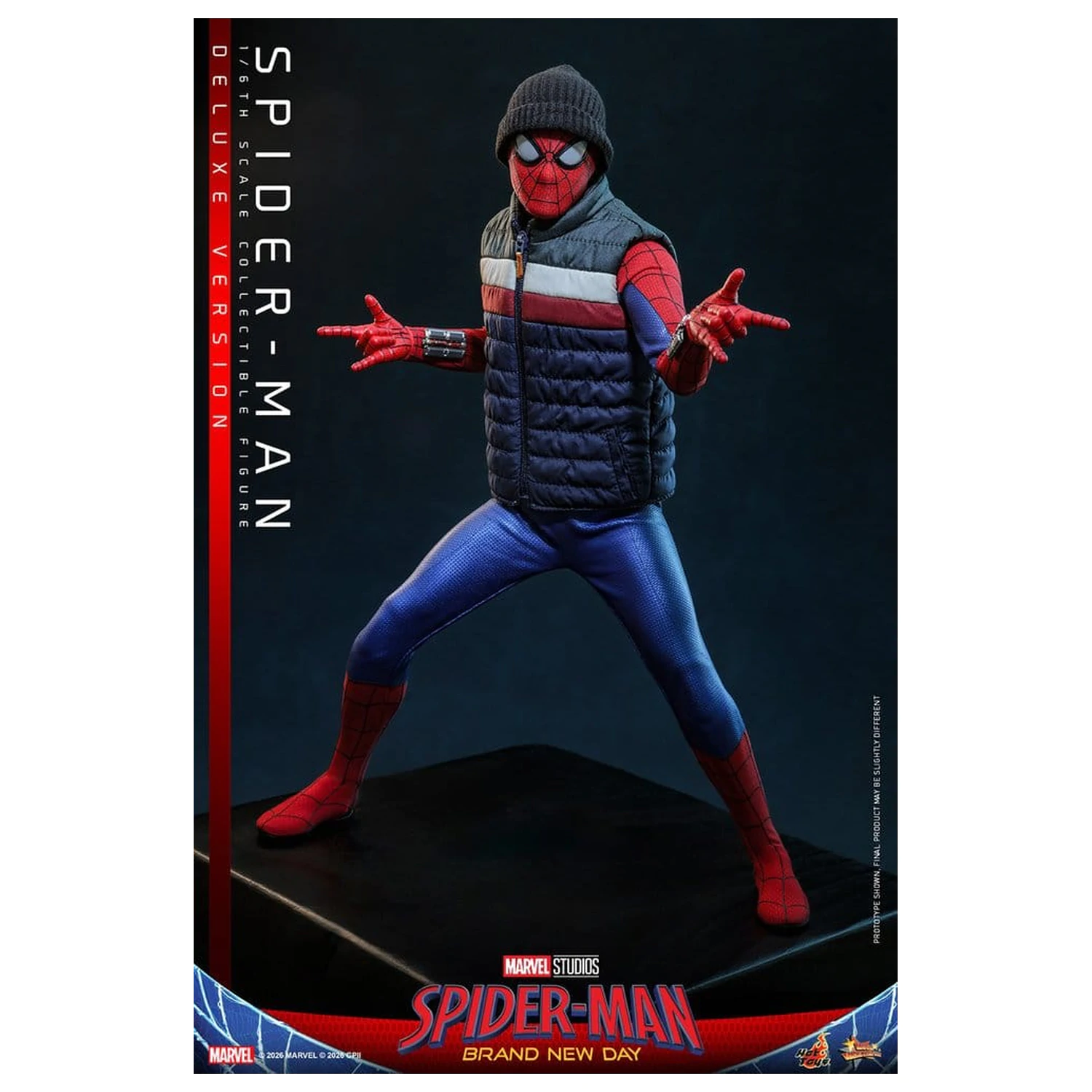 Marvel Spider-Man: Brand New Day akciófigura 1/6 Spider-Man (Deluxe Version) 29 cm termékfotó