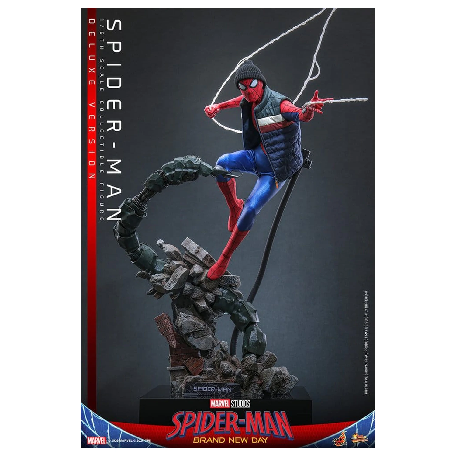 Marvel Spider-Man: Brand New Day akciófigura 1/6 Spider-Man (Deluxe Version) 29 cm termékfotó