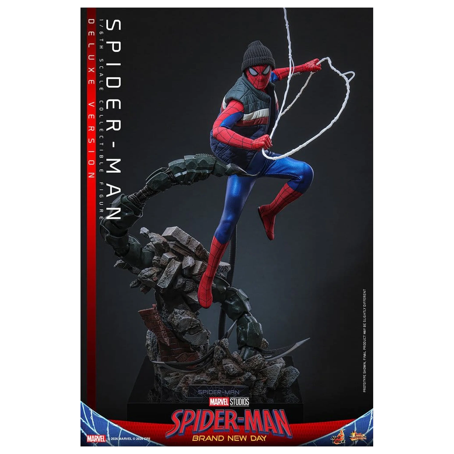 Marvel Spider-Man: Brand New Day akciófigura 1/6 Spider-Man (Deluxe Version) 29 cm termékfotó
