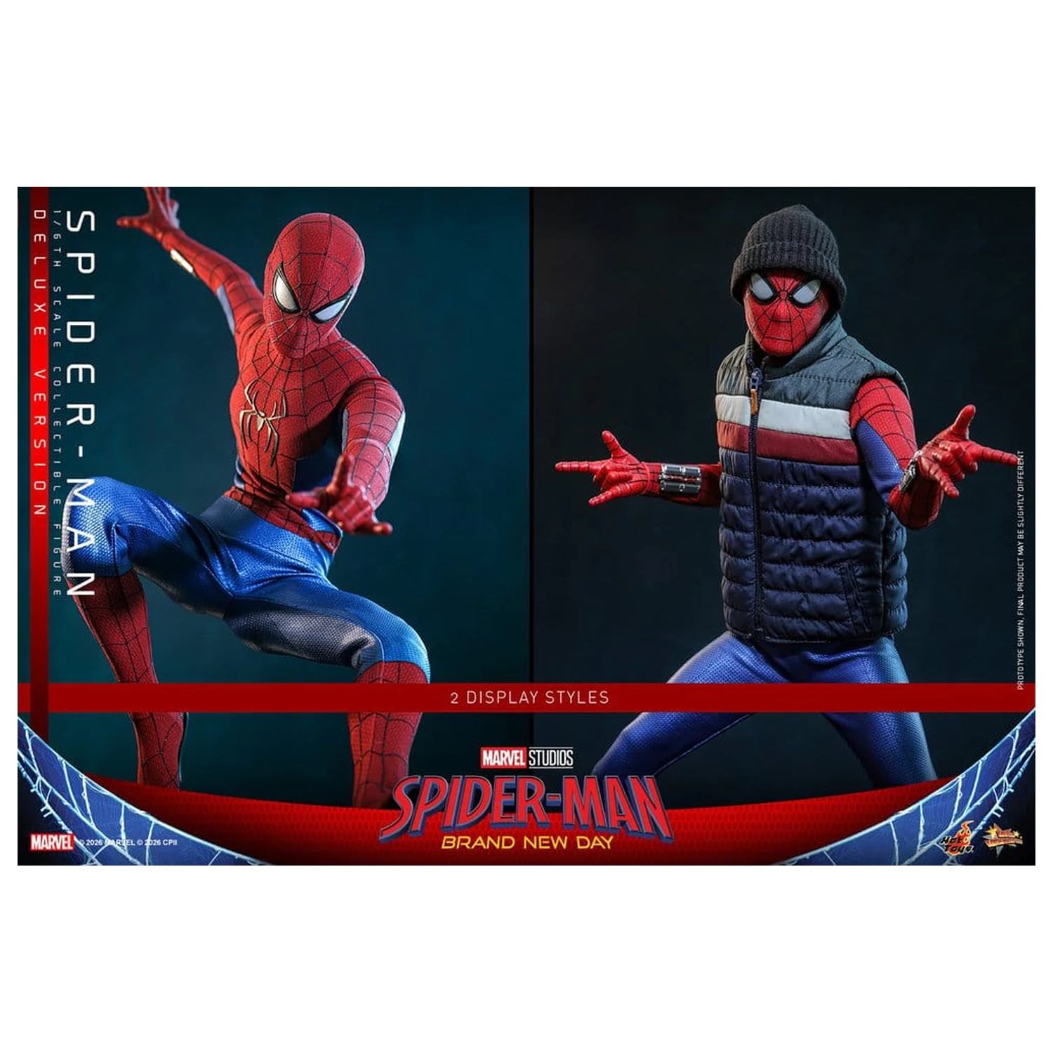 Marvel Spider-Man: Brand New Day akciófigura 1/6 Spider-Man (Deluxe Version) 29 cm termékfotó