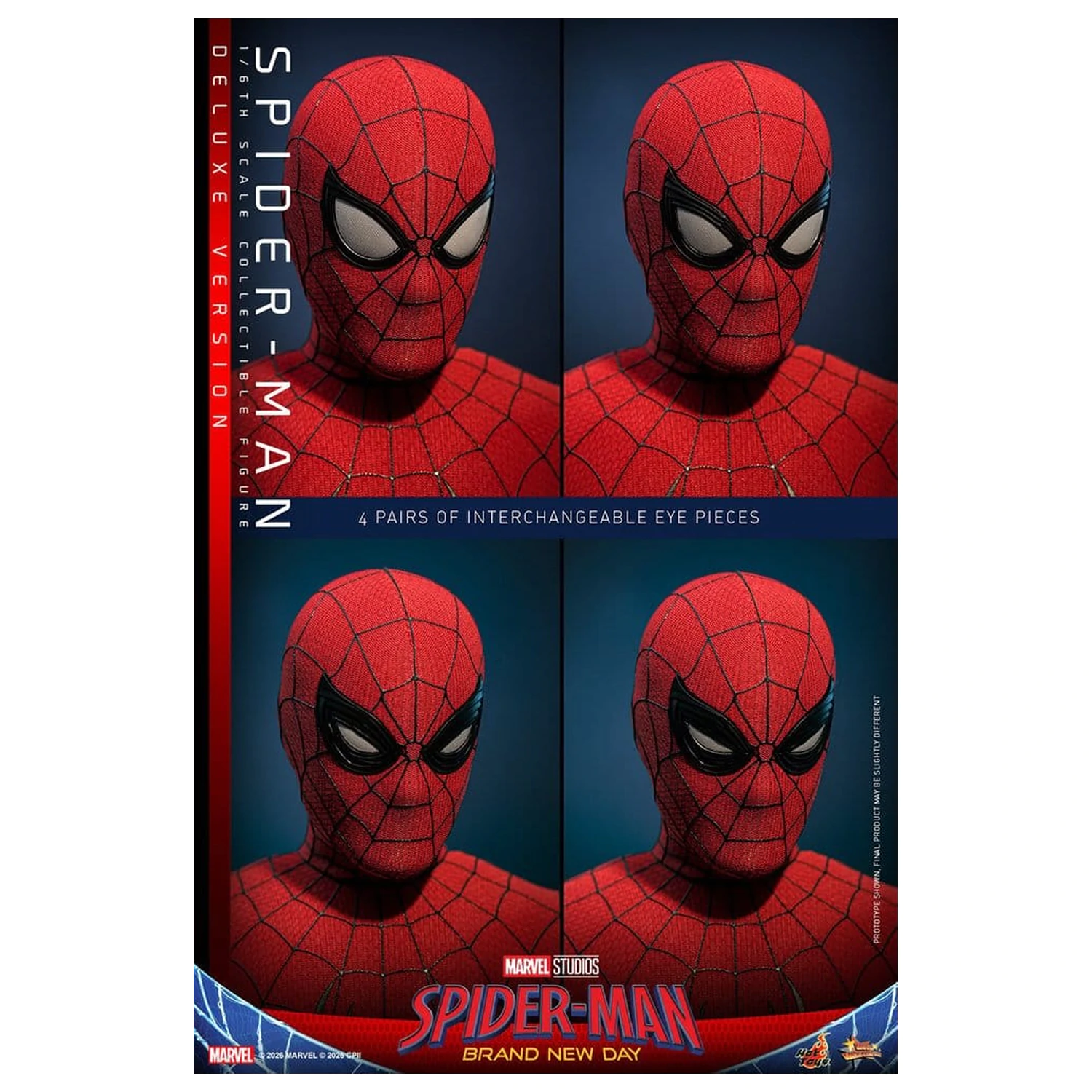 Marvel Spider-Man: Brand New Day akciófigura 1/6 Spider-Man (Deluxe Version) 29 cm termékfotó