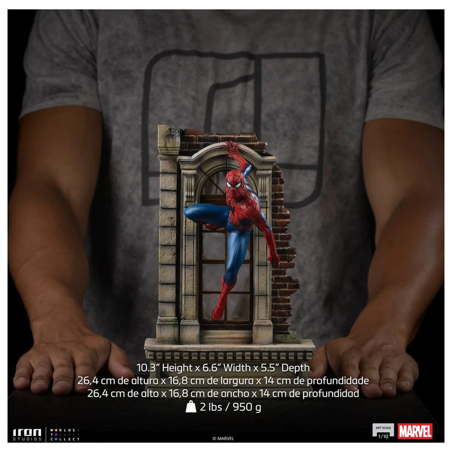 Marvel Spider-Man Brand New Day Art Scale szobor figura 1/10 Spider-Man 26 cm termékfotó