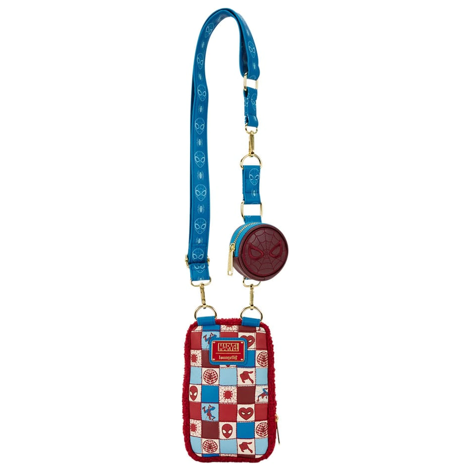 Marvel Spider-Man Cell Phone keresztpántos táska és pénztárca termékfotó