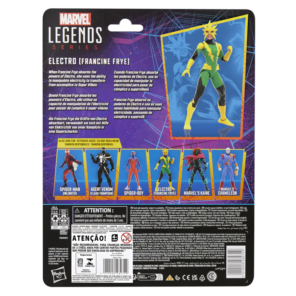 Marvel Spider-Man Electro Francine Frye figura 15cm termékfotó