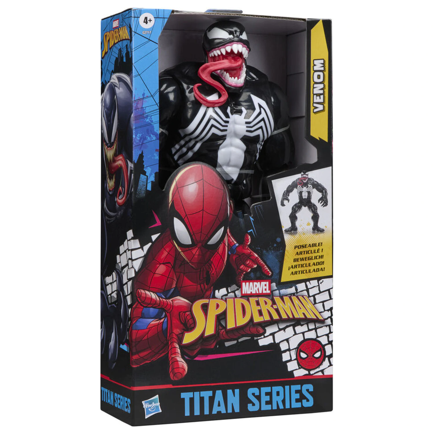 Marvel Spider-Man Titan Series Black Suit Venom figura 30cm termékfotó