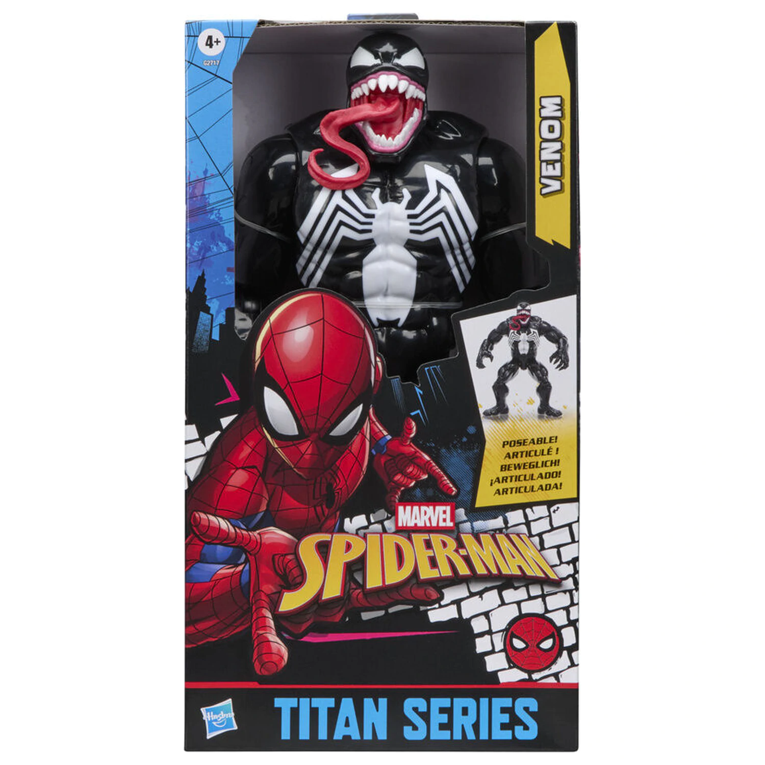 Marvel Spider-Man Titan Series Black Suit Venom figura 30cm termékfotó