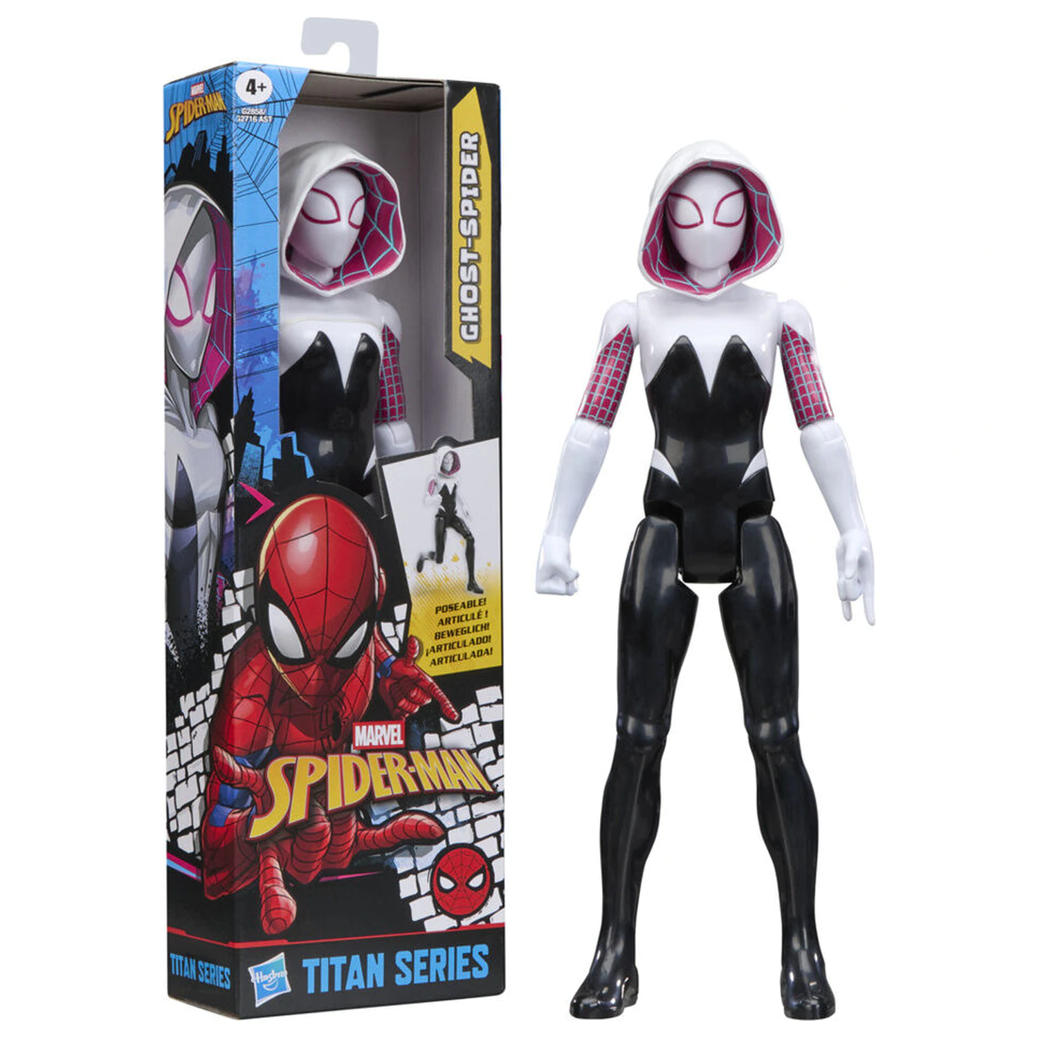Marvel Spider-Man Titan Series Ghost Spider figura 30cm termékfotó