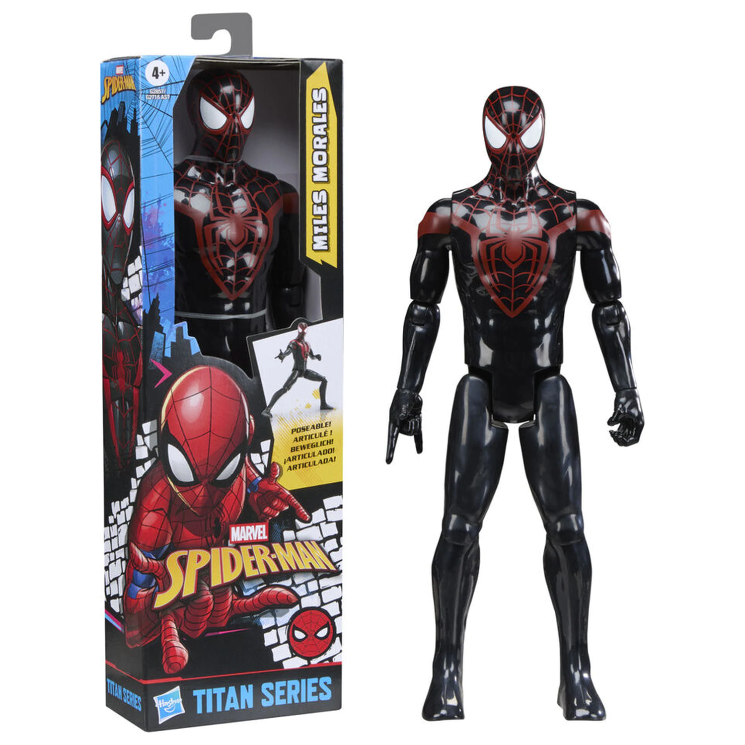 Marvel Spider-Man Titan Series Miles Morales figura 30cm termékfotó