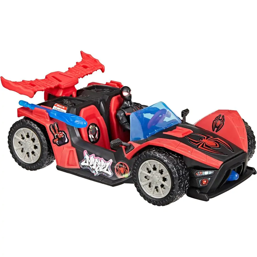 Marvel Spider-Man Venom Versus Launcher car + Miles Morales figura termékfotó