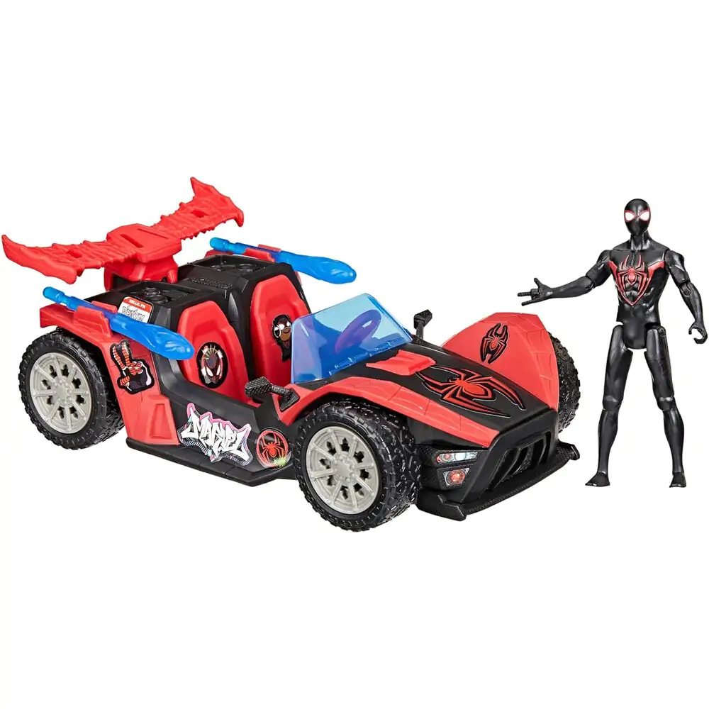 Marvel Spider-Man Venom Versus Launcher car + Miles Morales figura termékfotó