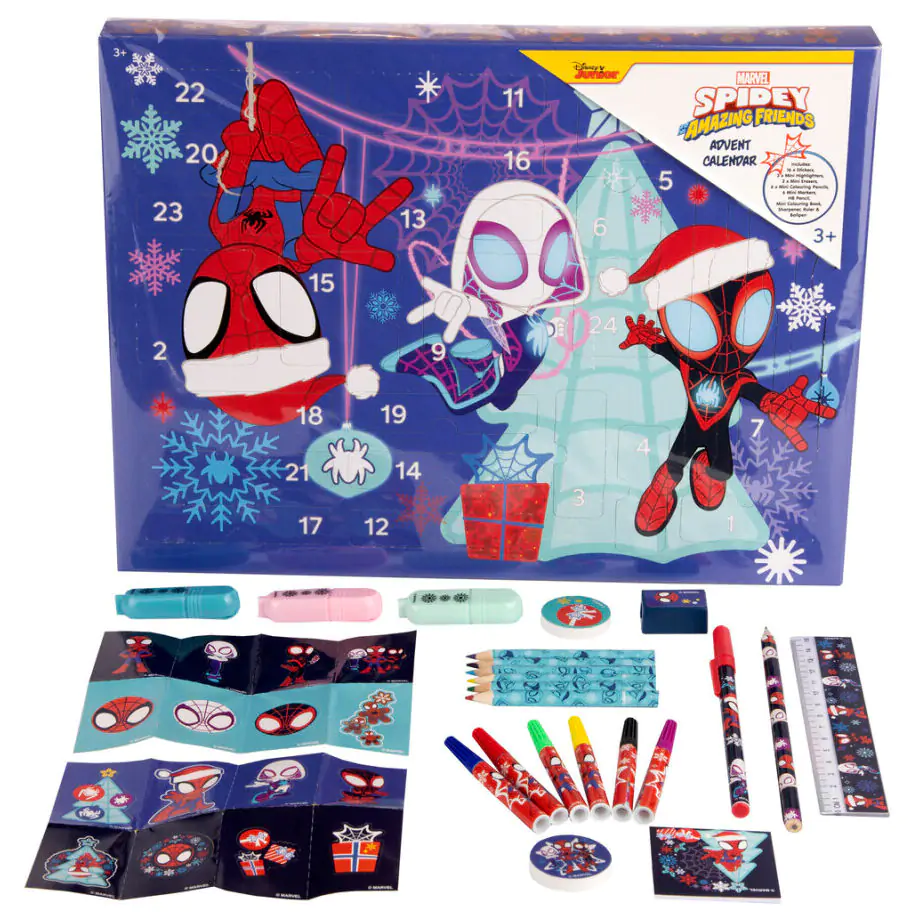 Marvel Spidey adventi kalendárium termékfotó