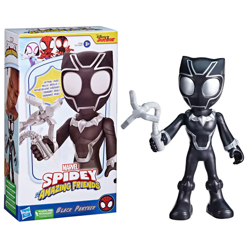 Marvel Spidey Amazing Friends Black Panther figura 22cm termékfotó