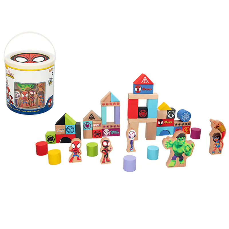 Marvel Spidey Amazing Friends fakocka játék csomag 50db-os termékfotó