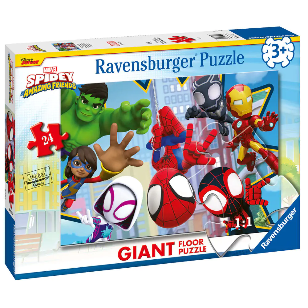 Marvel Spidey Amazing Friends giant puzzle 24 db-os termékfotó
