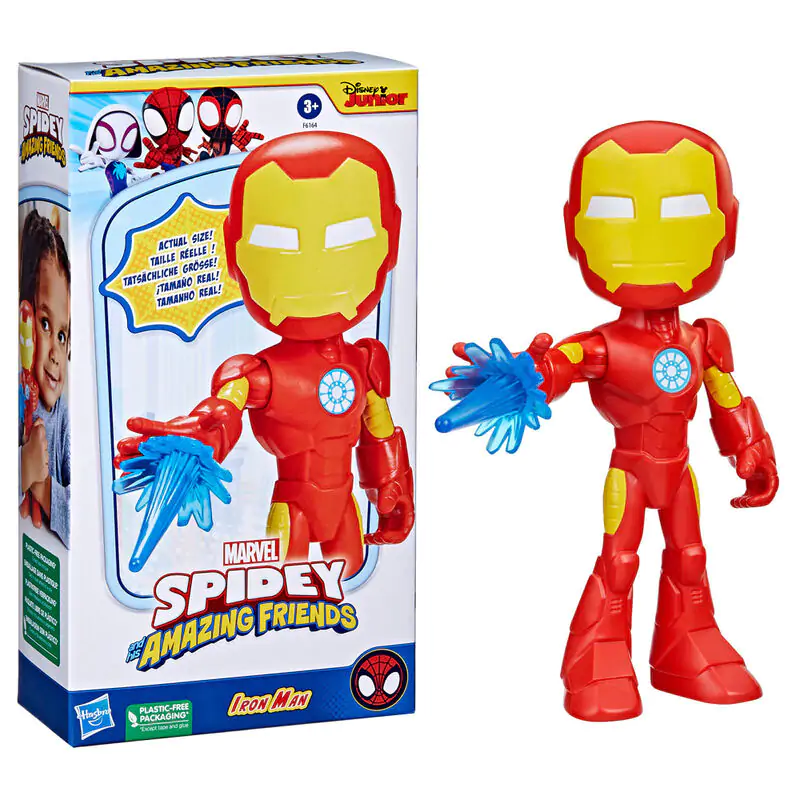 Marvel Spidey Amazing Friends Iron Man figura 22cm termékfotó