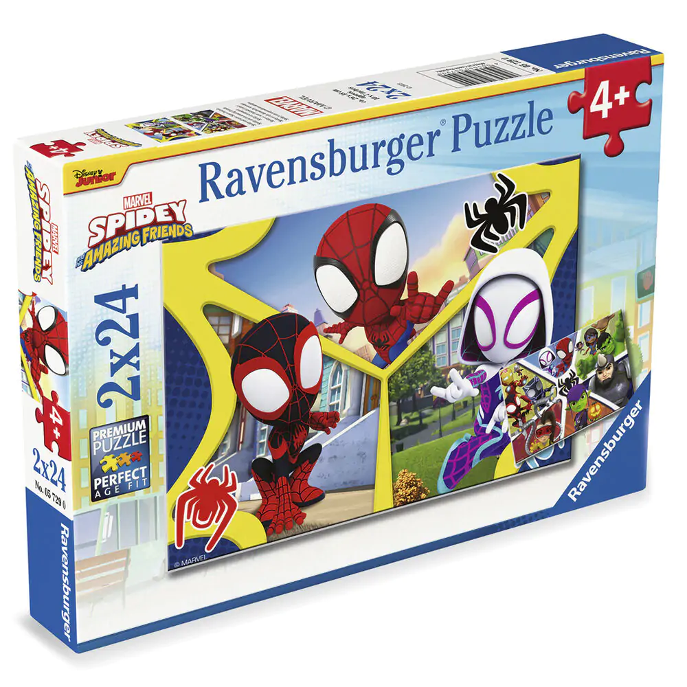 Marvel Spidey Amazing Friends puzzle 2x24db-os termékfotó