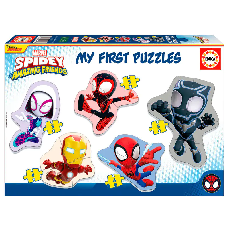 Marvel Spidey Amazing Friends puzzle 3-5db-os termékfotó