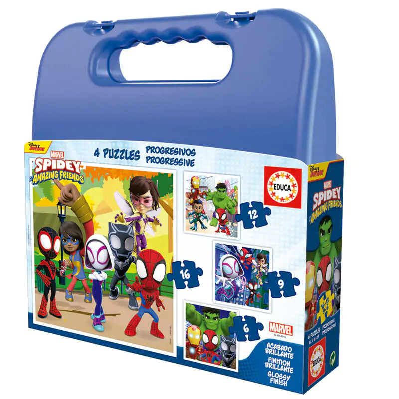 Marvel Spidey Amazing Friends puzzle 6-9-12-16db-os termékfotó