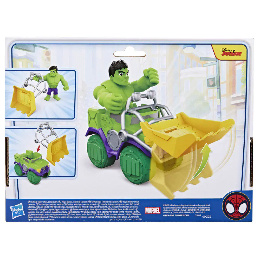 Marvel Spidey and His Amazing Friends Set Wrecking truck + Hulk figura termékfotó