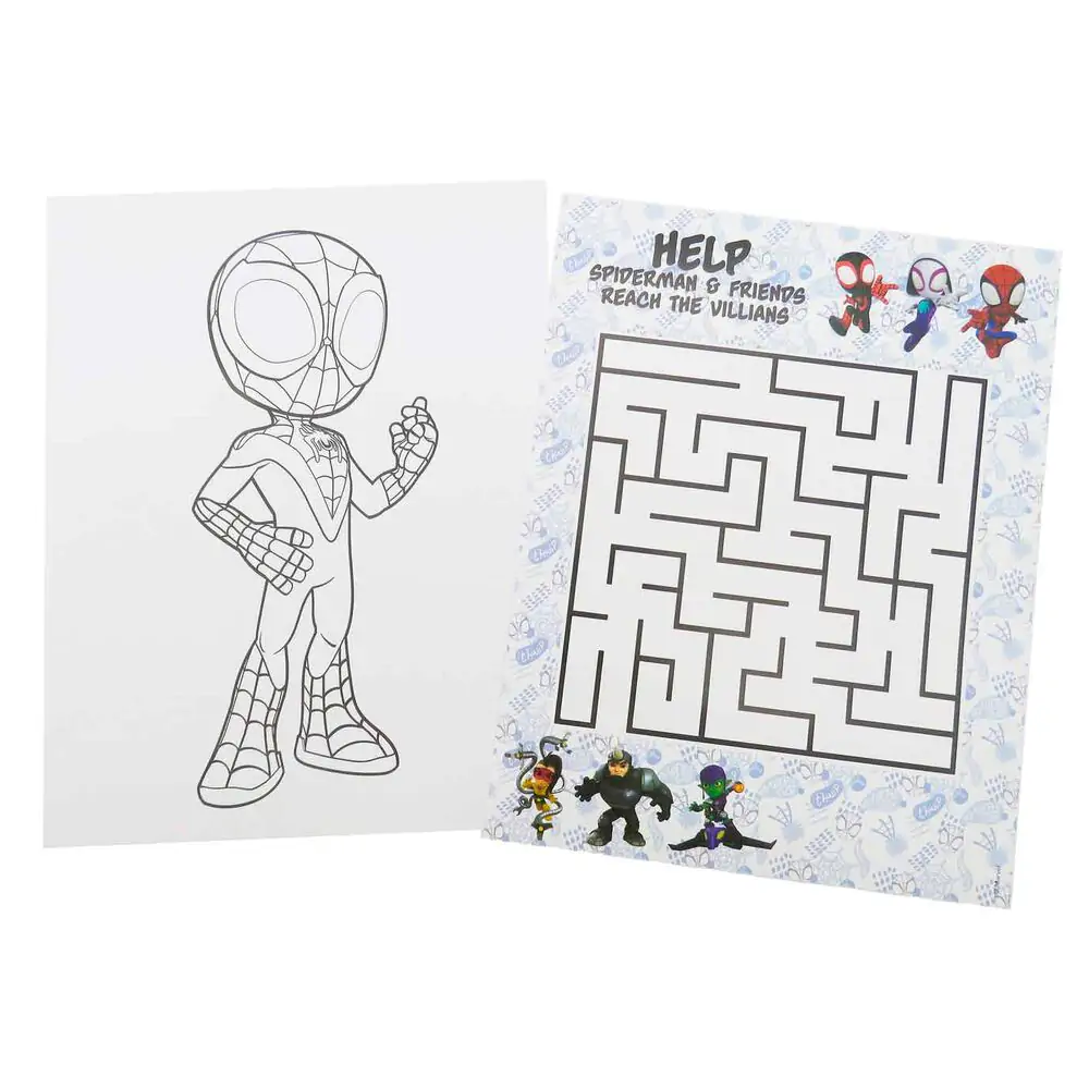 Marvel Spidey színezőkönyv és írószerek termékfotó