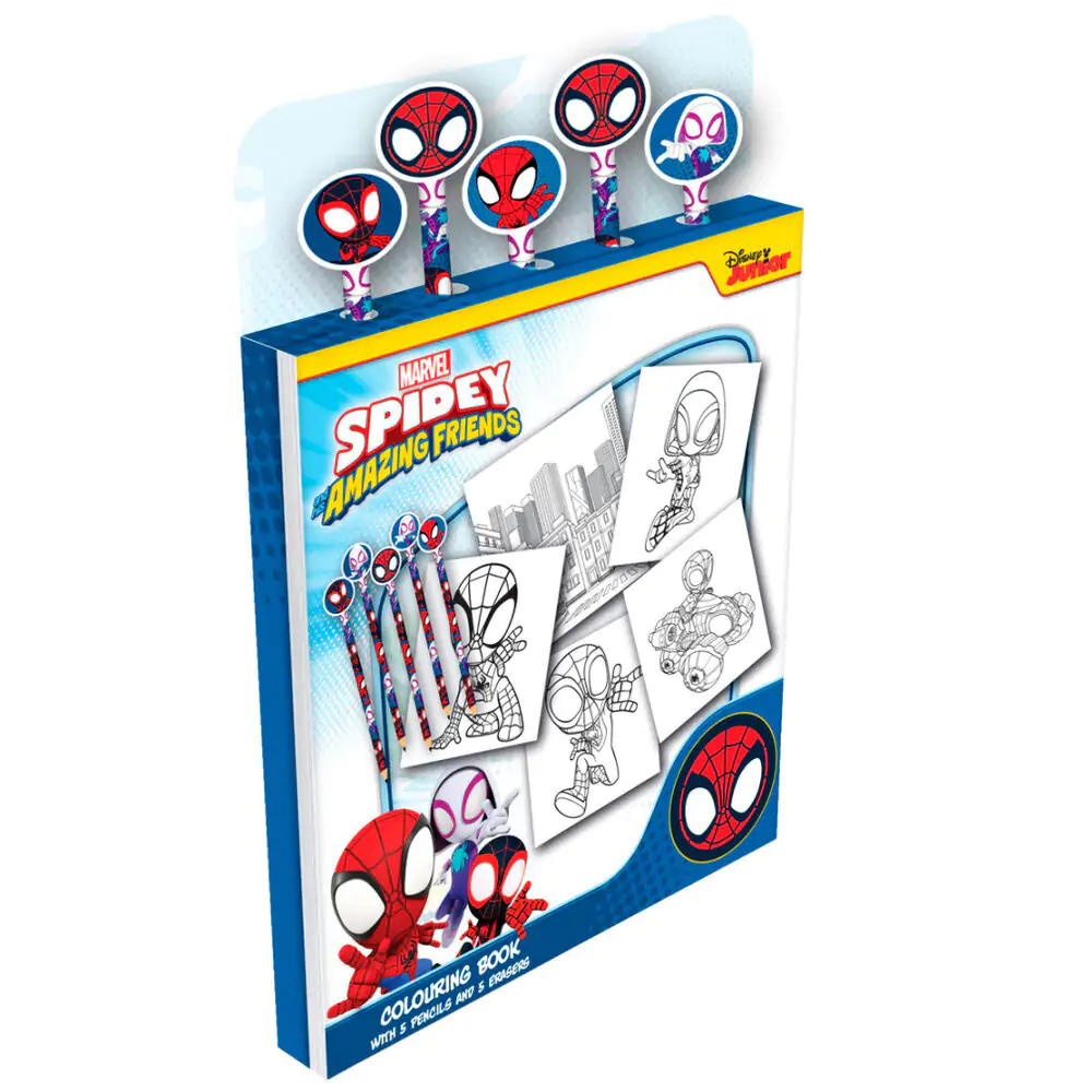 Marvel Spidey színezőkönyv és írószerek termékfotó