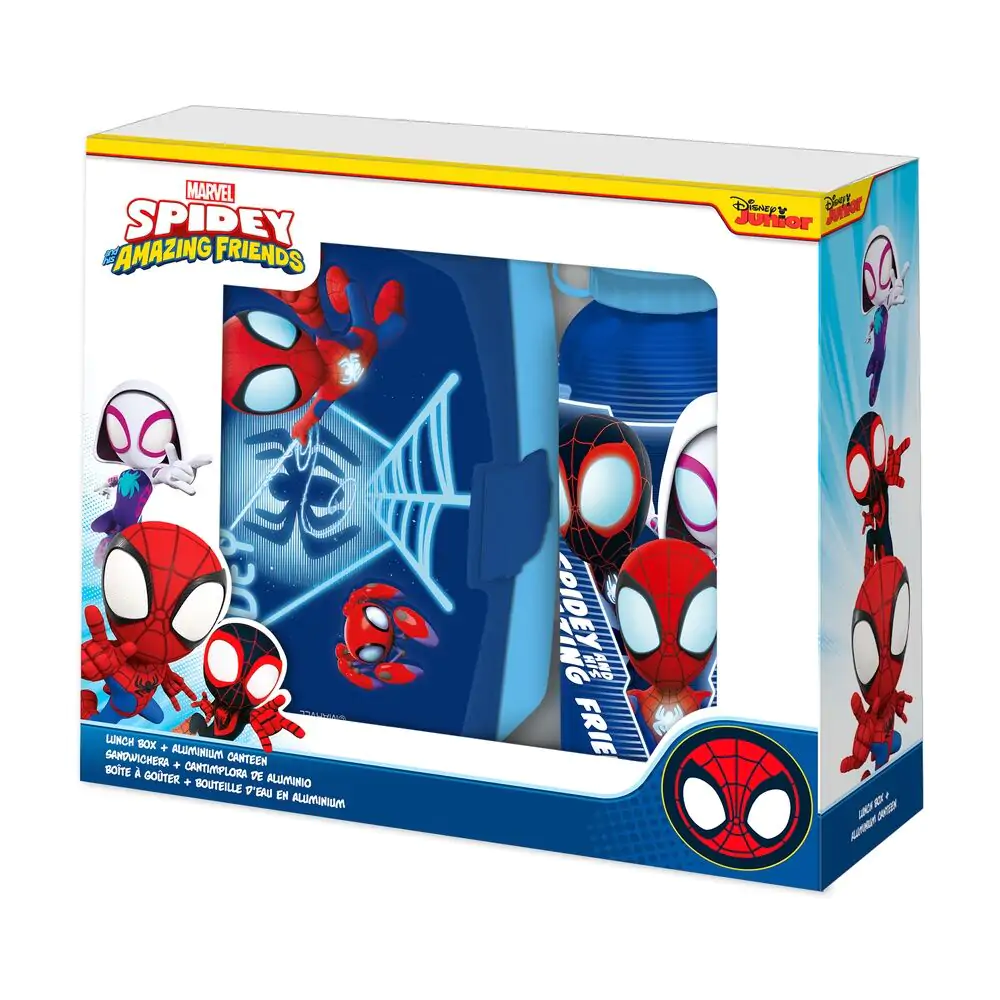 Marvel Spidey the Amazing Friends Aluminium palack kulacs és uzsonnás doboz termékfotó