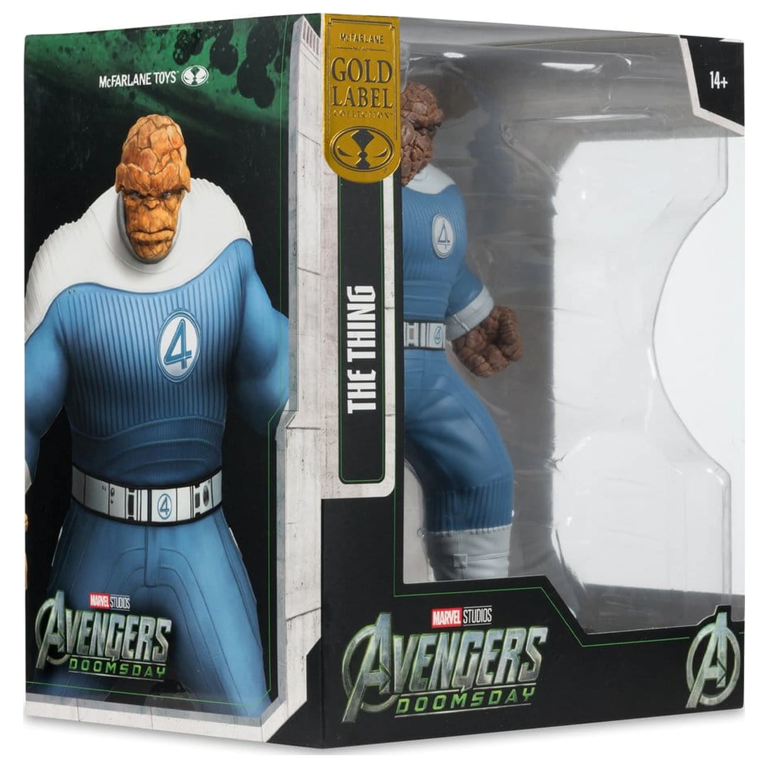 Marvel Studios szobor figura 1/10 The Thing (Avengers: Doomsday) (Gold Label) 19 cm termékfotó