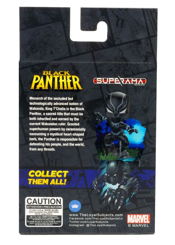Marvel Superama Black Panther Mini Diorama szobor figura 10 cm termékfotó