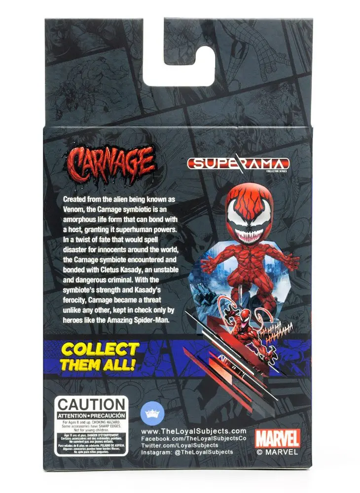 Marvel Superama Carnage Mini Diorama szobor figura 10 cm termékfotó