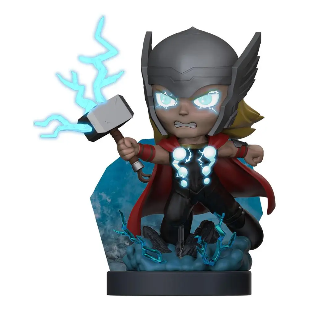 Marvel Superama Mini Dioráma Thor God Mode (Black Light) Exkluzív 10 cm termékfotó