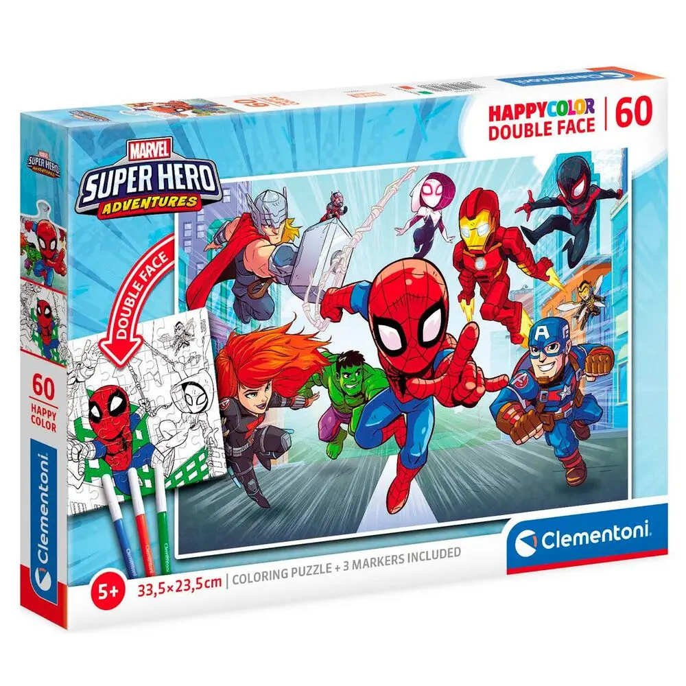 Marvel Superhero Happy Color puzzle 60db-os termékfotó