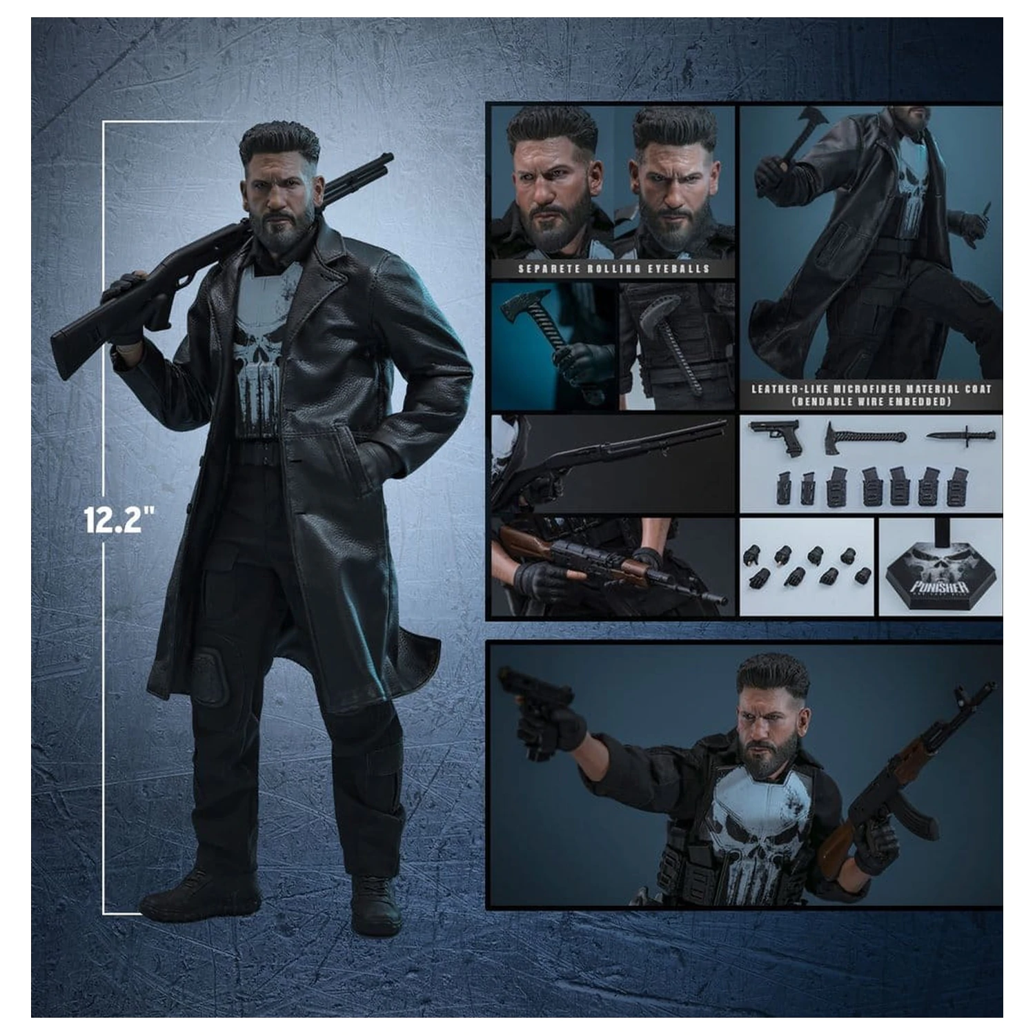 Marvel Television Masterpiece akciófigura 1/6 The Punisher 31 cm termékfotó