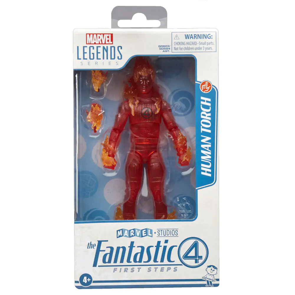 Marvel The Fantastic 4 Human Torch figura 15cm termékfotó