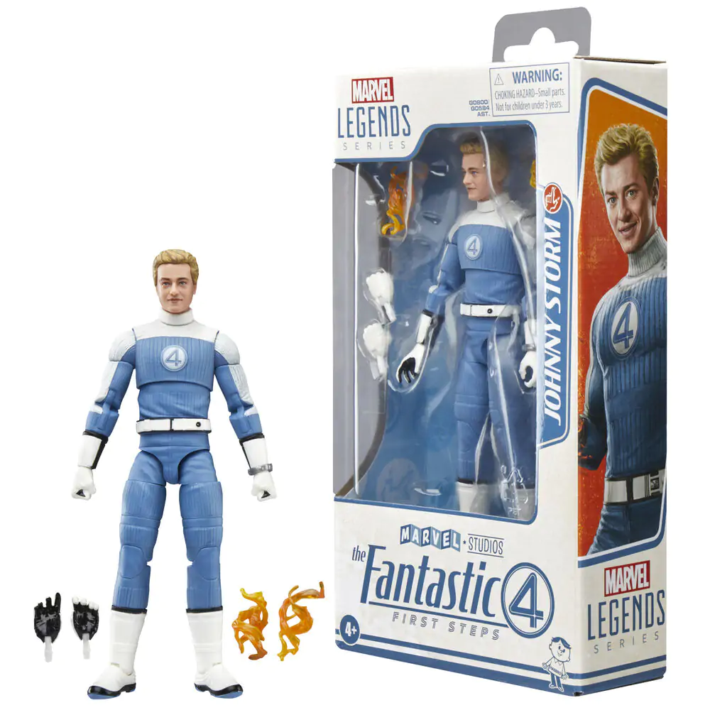 Marvel The Fantastic 4 Johnny Storm figura 15cm termékfotó
