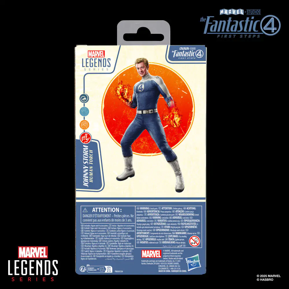 Marvel The Fantastic 4 Johnny Storm figura 15cm termékfotó
