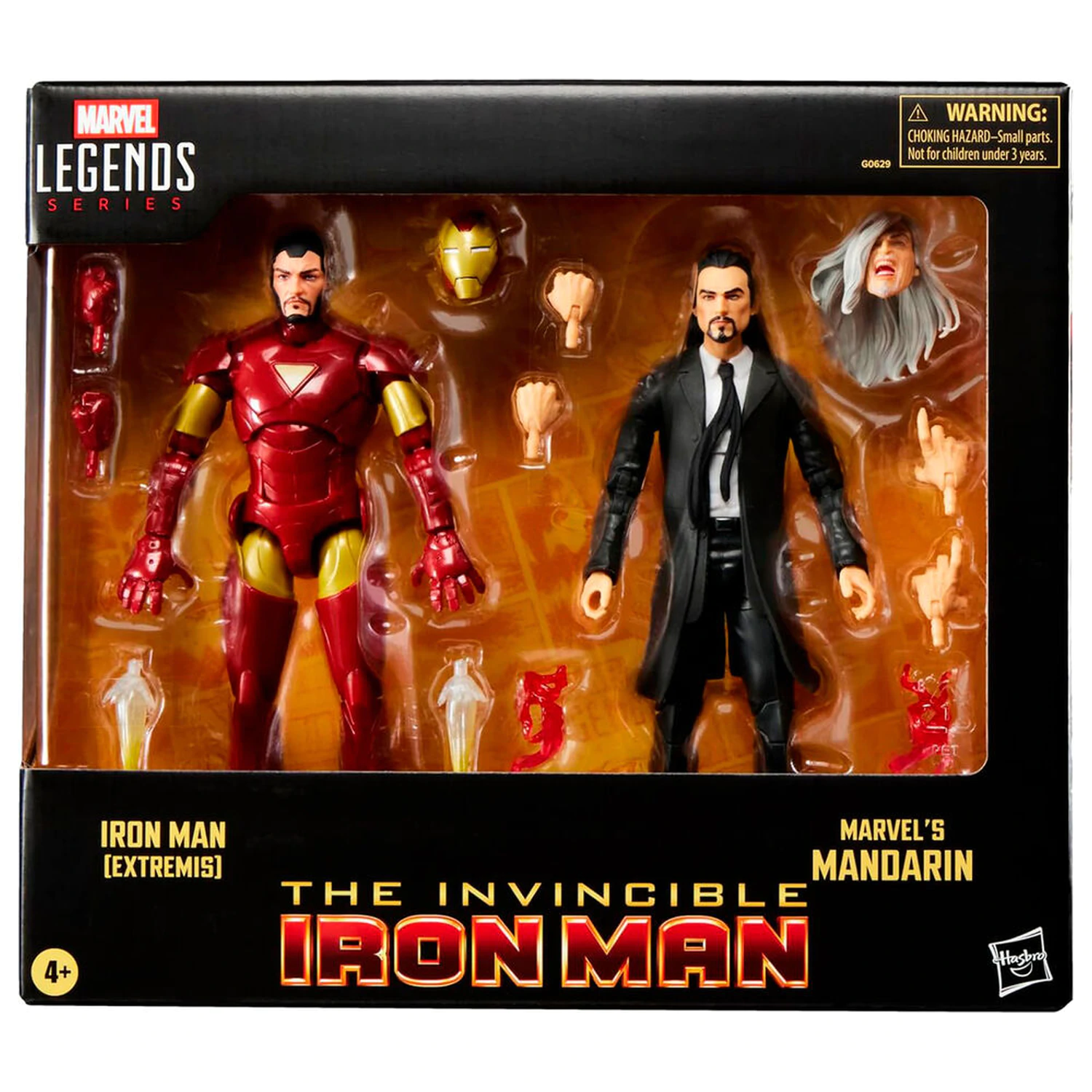 Marvel The Invencible Iron Man - Iron Man Extremis & Marvels Mandarin 2 db-os figura csomag 15cm termékfotó