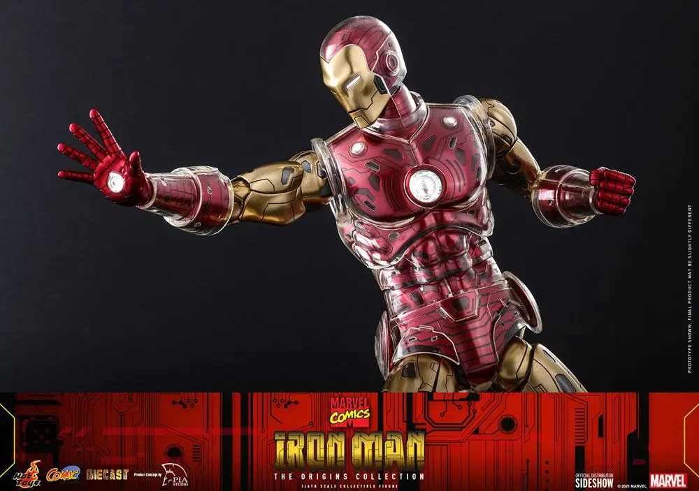 Marvel The Origins Collection Comic Masterpiece 1/6 Iron Man akciófigura 33 cm termékfotó