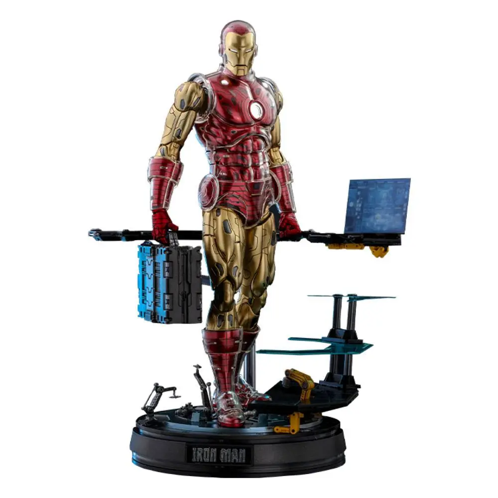 Marvel The Origins Collection Comic Masterpiece 1/6 Iron Man Deluxe Version akciófigura 33 cm termékfotó