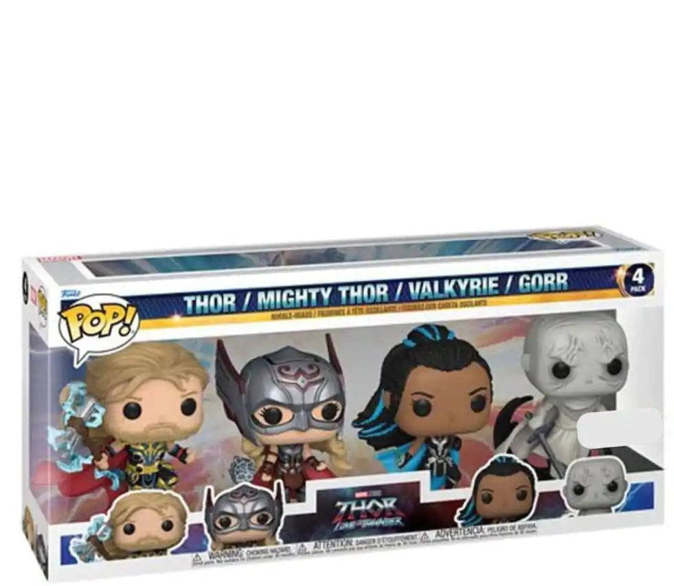 Marvel Thor L&T Funko POP! Movies Vinyl figura 4 db-os csomag 9 cm termékfotó