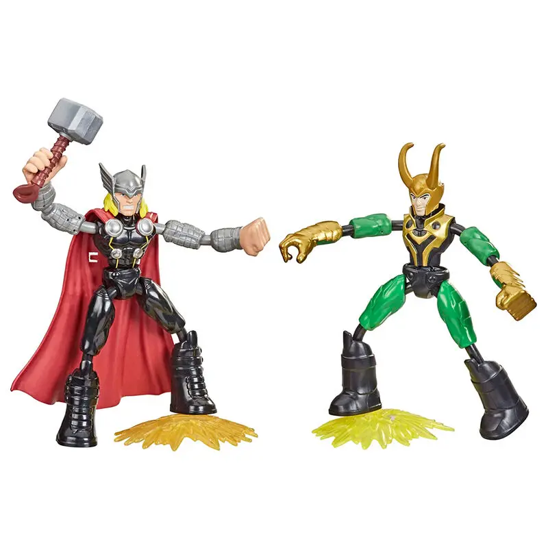 Marvel Thor vs Loki Bend és Flex 2db-os figura csomag 15cm termékfotó