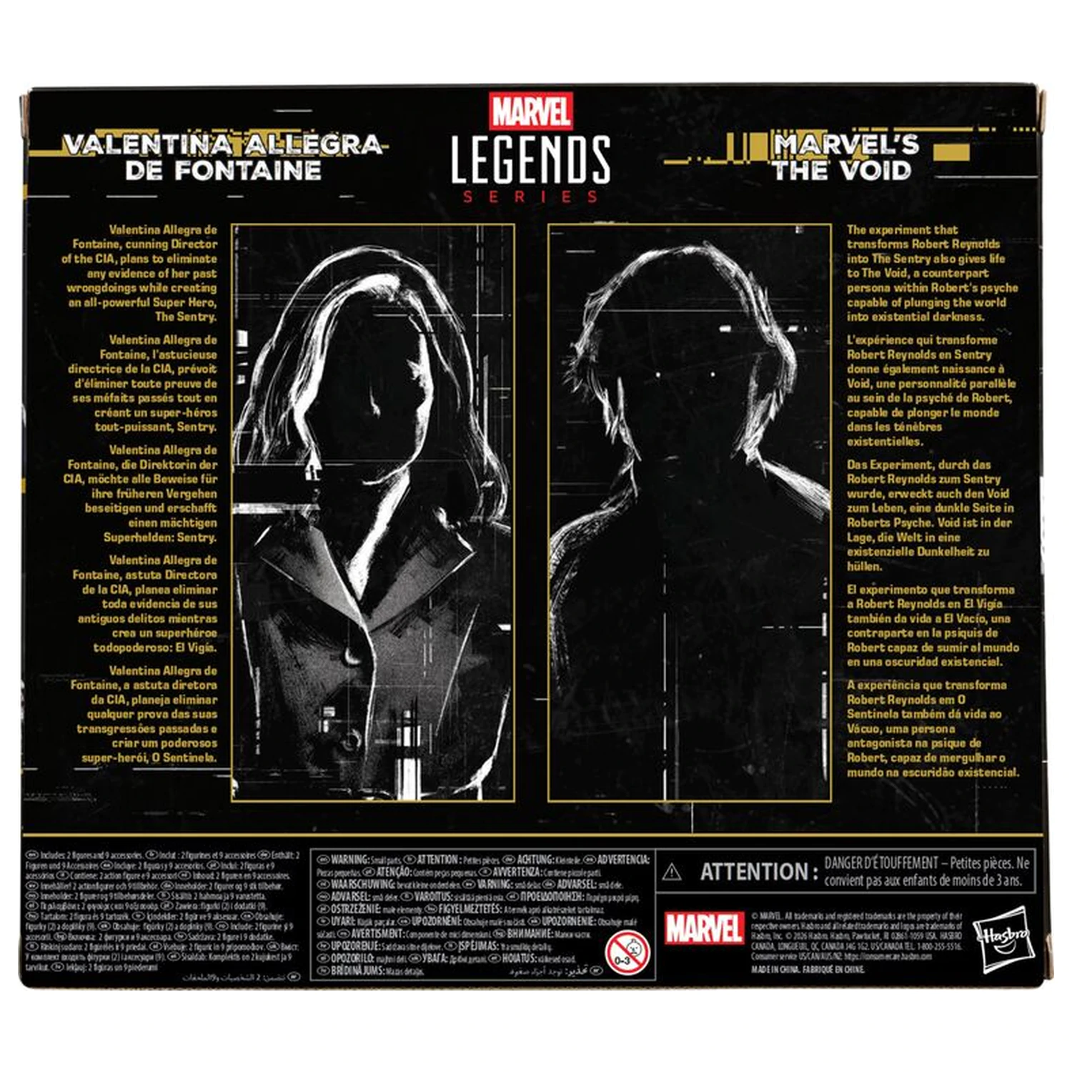 Marvel Thunderbolts Valentina Allegra De Fontaine & Marvels The Void 2db-os figura csomag 15cm termékfotó