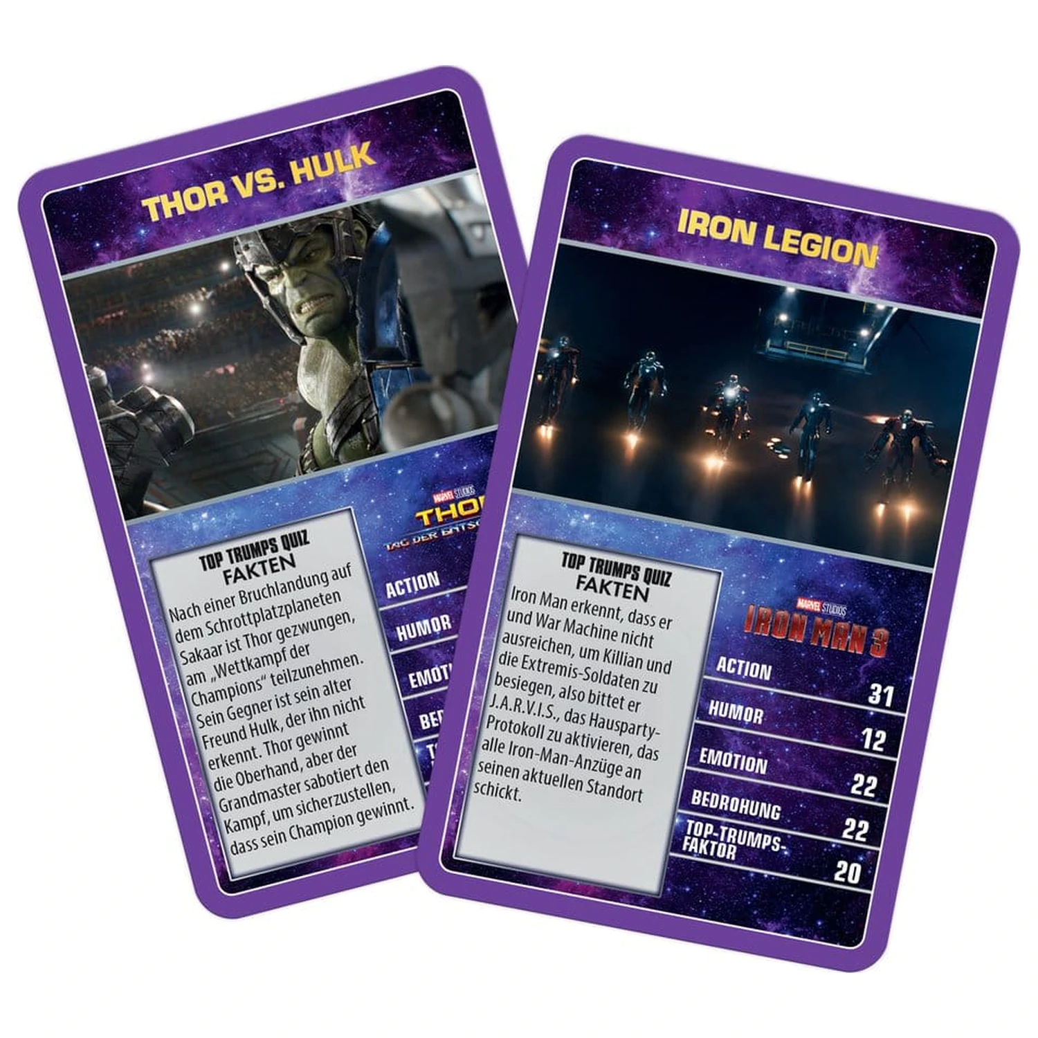 Marvel Top Trumps Collectables német nyelvű kártyajáték  termékfotó