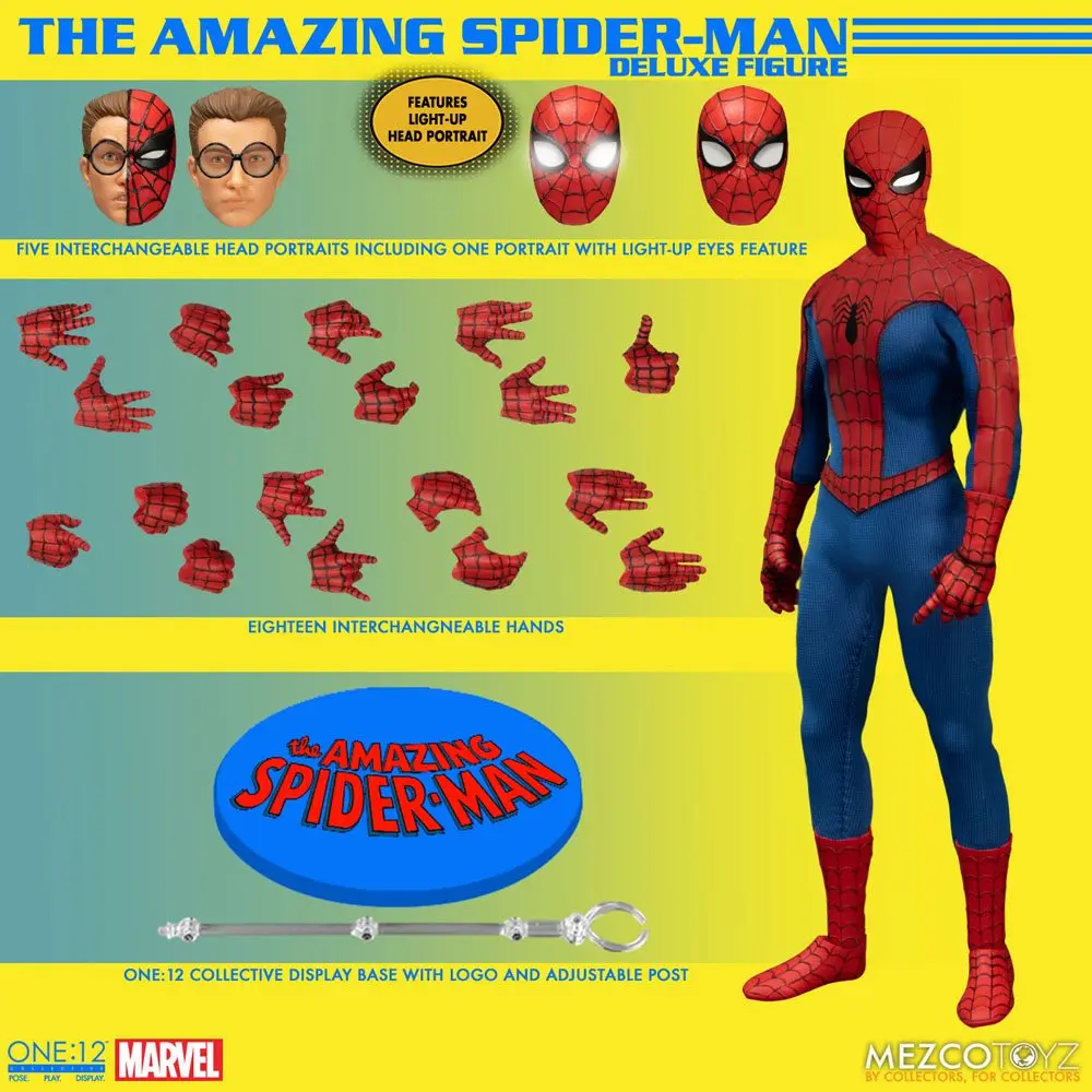 Marvel Universe Action Figure 1/12 The Amazing Spider-Man - Deluxe Edition 16 cm termékfotó