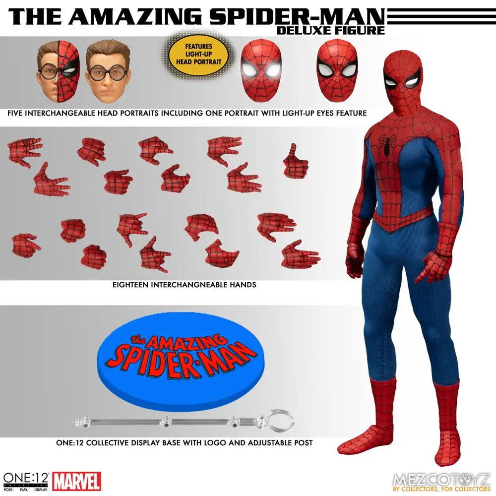 Marvel Universe Action Figure 1/12 The Amazing Spider-Man - Deluxe Edition 16 cm termékfotó