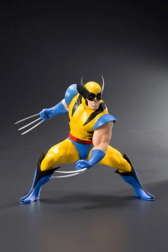 Marvel Universe ARTFX+ 1/10 Wolverine &amp; Jubilee (X-Men '92) szobor figura csomag 16 cm termékfotó