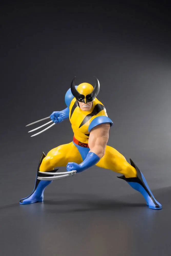 Marvel Universe ARTFX+ 1/10 Wolverine &amp; Jubilee (X-Men '92) szobor figura csomag 16 cm termékfotó